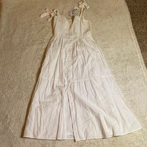 White Linen Urban Outfitters Dress NWT